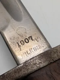 Britisk Pattern 1907 Bajonet med Skede