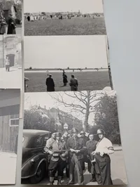 Samling af 15 historiske sort-hvide fotografier fra besættelsestiden i Danmark, optryk