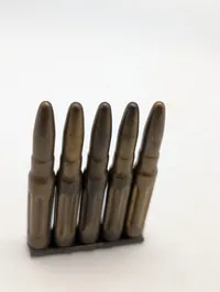 Tyske 7,92x57mm Mauser Eksercerpatroner på Laderamme WW2