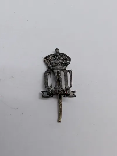 Danish Civil Air Defense (CBU) Kolonne Cap Badge WW2