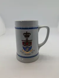 Danish Royal Navy HDMS Suenson Ceramic Beer Stein
