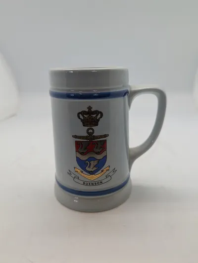 Danish Royal Navy HDMS Suenson Ceramic Beer Stein