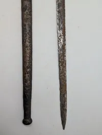 Fransk Model 1874 bajonet med Metalskede