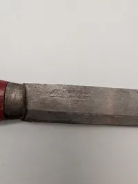 Vintage Morakniv Classic Swedish Fixed Blade Knife with Black Plastic Sheath