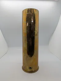 1945 US 105mm Brass Artillery Shell Casing