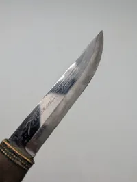 Iisakki Järvenpää Finsk Puukko Kniv med Læderskede