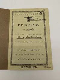 Tysk-Østrigsk Reisepass fra 1941, Wien