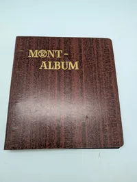 Samling af danske mønter i tre møntalbum