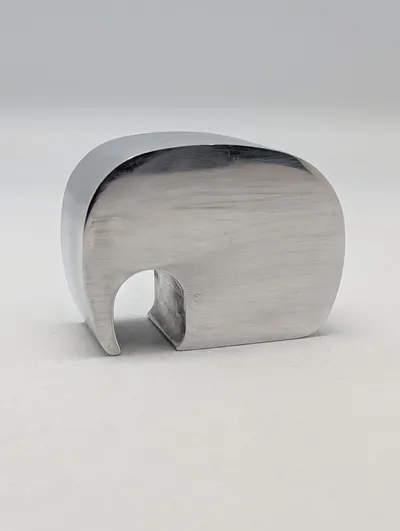 Georg Jensen Elephant Bottle Opener in Mirror-Polished Stainless Steel