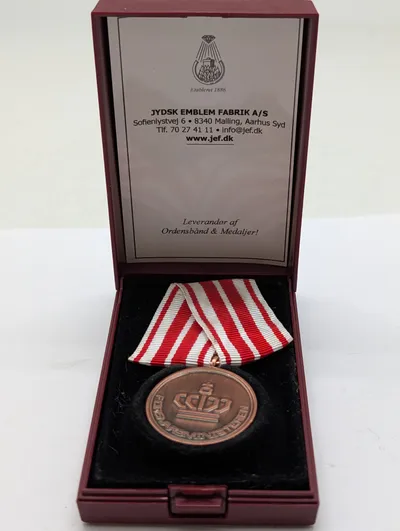 Jydsk Emblem Fabrik Forsvarsministerens COVID-19 Medalje