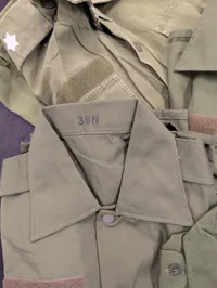 Militærgrøn uniformsskjorte Danske model 84 
