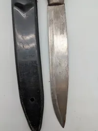 Vintage Morakniv Classic Swedish Fixed Blade Knife with Black Plastic Sheath