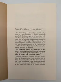 Joachim von Ribbentrop Tale, 27. September 1942, Dansk Udgave