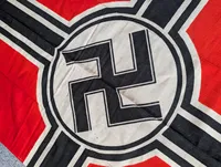 Tysk Reichskriegsflagge (1938-1945) fra Plutzer & Brüll, originalt 