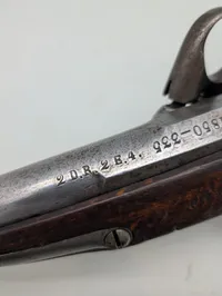 Dansk Model 1848 Ringhane pistol til Dragoner D.R. 2 E.4.' for 2. Dragonregiment