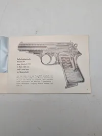Walther PP Selbstlade-Pistolen Instruktionsmanual