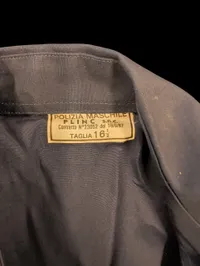 Italiensk Polizia di Stato Uniformssæt med Kasket, Skjorte og Ridebukser