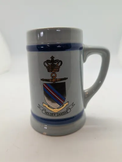 Danish Navy Holger Danske Ceramic Beer Stein