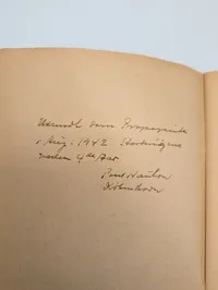 Thorvald Knudsen, 'England og Danmark: En historisk Betragtning', 1942 Nazistisk propaganda 