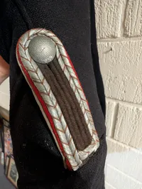 Tysk Brandværnsuniformsjakke med Skulderstropper WW2