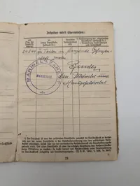 Tysk Kriegsmarine Soldbuch og Wehrmachtsführerschein til Werner Nippes