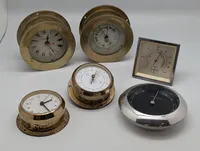 Collection of Six Vintage Nautical and Desktop Instruments