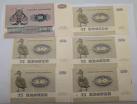 Danmarks Nationalbank Serie 1972 pengesedler, 100 kr og 10 kr