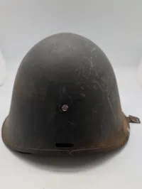 Danish M23 Steel Helmet with Leather Liner and Chinstrap
