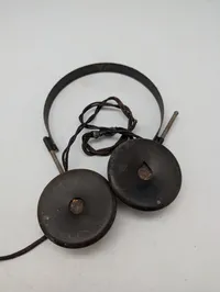 Tyske Dfh.b Felttelefon-hovedtelefoner fra 2. Verdenskrig
