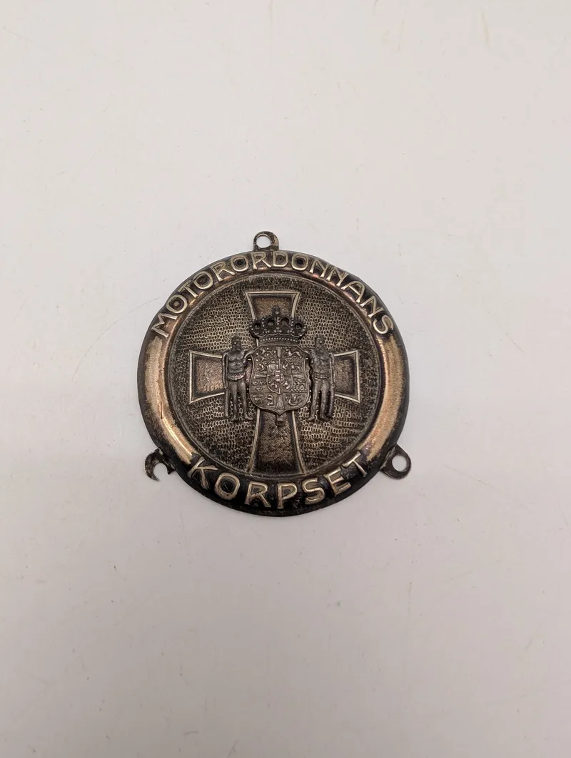 Dansk Motorordonnanskorpset Emblem i Metal