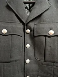 Dansk HIPPO uniform, med skjorte og bukser, efter 45 