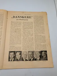 Tre eksemplarer af det danske modstandsblad Frit Danmark fra 1945-1946