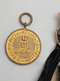 Tysk krigsmindemedalje 1870-1871 og Preussisk veteranemblem