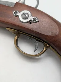 Dansk Model 1848 Perkussionspistol med Krone og R-stempel, MODEL 