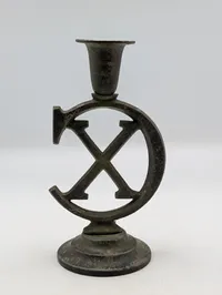  lysestage med Christian X monogram WW2 