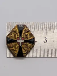 Samling af Østrig-Ungarske Første Verdenskrig Patriotiske Pins og Emblemer