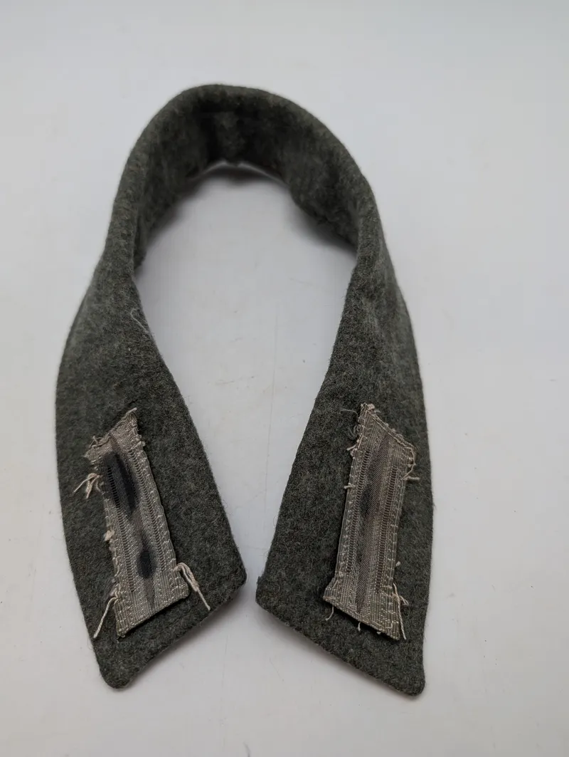Tysk Wehrmacht M36/M40 Feltbluse Krave med Enhedsmærker