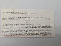 Dansk Politiet Hæderstegn Prøve 
