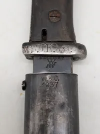 Tysk M1884/98 III Bajonet med Skede, Stemplet 1920
