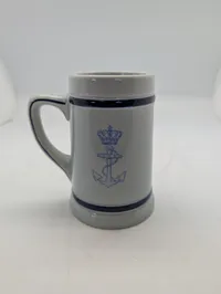 German Ceramic Beer Stein with Rota Coat of Arms