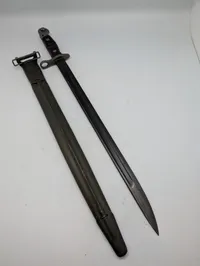 Amerikansk M1917 Bajonet med M1917 Læderskede