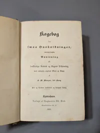 1895 A. M. Mangor Kogebog for smaa Husholdninger Cookbook