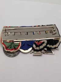 Tysk og ungarsk medaljegruppe fra 1. verdenskrig med Jernkorset