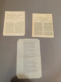 Tre sjældne eksemplarer af Politibladet fra 1945