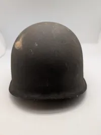 Militær Stålhjelm, M1-stil, Sort Finish