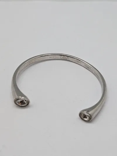 VJ 925 Sterling Sølv Armring med Klare Sten