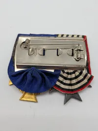 Tysk medaljegruppe med Preussisk Militærfortjenestekors og Tjenestekors i guld (40 år)