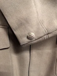 Dansk M/1923 Uniformsjakke i uld med messingknapper,  ( Omsyet 1947 uniform )