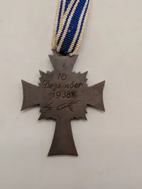Tysk Moderkors i bronze (Ehrenkreuz der Deutschen Mutter)
