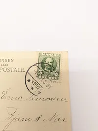 Antique Næstved Postcard, Udsigt fra Møllebakken View